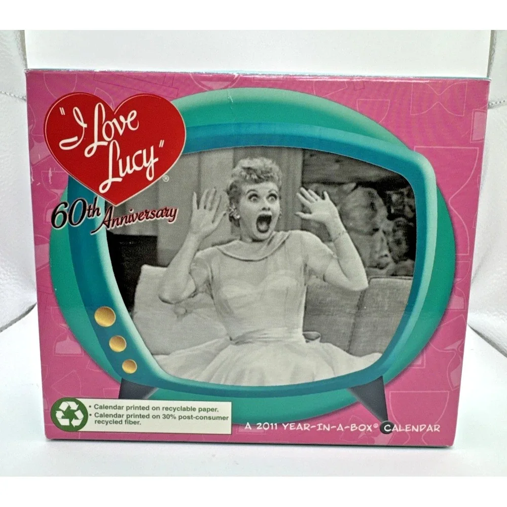 I Love Lucy New In Box 2011 A Year In A Box‎ Calendar - 60th Anniversary